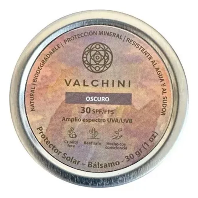 Protector Solar Bálsamo Facial FPS 30 Bronceado Valchini