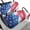 American Flag Design, variant on Uorisanigo Golf Cart Seat Covers Seat Kit Fits for Two-Person GolfCart Seats, Washable Vintage American Flag Golf Cart Replacement Front Seats Cover
