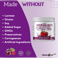 thumbnail image 5 of Superfood BEETS + Nitric Oxide Vitamins B12 B3 C BioPerine BCAA L Arginine L-Citrulline w, 5 of 12