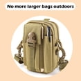 thumbnail image 4 of Riñonera Para Exteriores, Riñonera Molle Edc, Riñonera Con Funda Para Teléfono Móvil Para Deportes, Senderismo, Camping Y Viajes Vogacara OD015920-02, 4 of 6