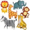 thumbnail image 1 of Globos YOTHORN Safari con forma de animal para decoración de fiesta, 6 unidades, 1 of 7