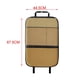 thumbnail image 4 of Funda de asiento de coche de cuero sintético con bolsillos de almacenamiento y alfombrilla antipatadas para evitar pisadas y suciedad. Beige Grande, 4 of 7