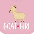 thumbnail image 4 of Inktastic Goat Girl Farm Animal Girls Baby Bib, 4 of 4