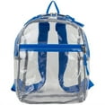 thumbnail image 2 of Eastsport Unisex Clear Mini Backpack, Blue, 2 of 4