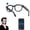 Transparent, variant on AI Smart Glasses with Camera, 4K HD Video & Photo Capture, Real-Time Translation, Recording Glasses with AI Assistant, Open-Ear Audio, Object Recognition, Bluetooth, for Travel