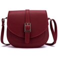 thumbnail image 1 of Bolsos de mensajero para mujer Bolso tipo sillín de un solo hombro para mujer Bolso pequeño Mensajero impermeable de cuero de PU, 1 of 5