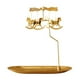 thumbnail image 2 of Portavelas, decoración térmica giratoria para velas aromáticas, vela giratoria Dorado, 2 of 9