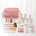 thumbnail image 4 of WRKEKC Clearance Frosted Hanging Toiletry Bag - Waterproof Cosmetic Organizer with Multiple Compartments, 4 of 9