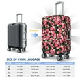 thumbnail image 4 of Yiaed Trendy Floral Print Travel Luggage Cover Suitcase Protector Fits 18-32 Inch Luggage Wheel Covers Patterned Elastic Luggage Anti-scratch（No luggage）-Small, 4 of 5