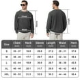 thumbnail image 3 of Pepypepy Men’s Cotton Crewneck Pullover – Lightweight Long Sleeve Sweatshirt in Solid Colors, S-XXL, 3 of 7