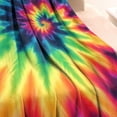 thumbnail image 3 of Rainbow Tie Dye Mandala Pattern Blanket,Comfortable Soft Lamb Wool Throw Blanket,All Season,Warm Lightweight Blankets for Sofa Bed Couch Living Room Chair,60"x80", 3 of 4