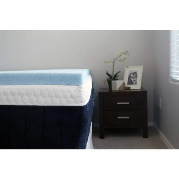 LOUNJ 4 Inch RV Mattress Topper, Full 53x75