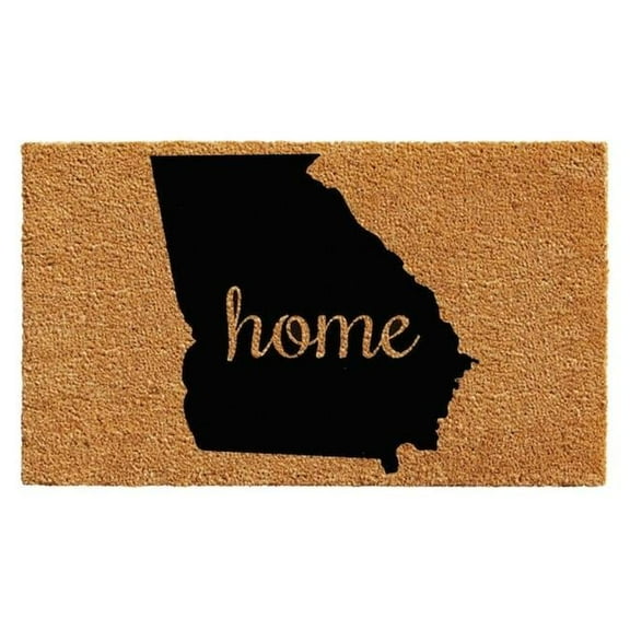 Calloway Mills 102432436 24 x 36 in. Georgia Doormat, Black & Natural