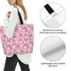 thumbnail image 3 of Disketp pink Holiday Joy Bolsa Tote Estampada para Mujer, Bolso de Hombro y de Mano para Compras y Viajes, 3 of 8