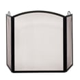 thumbnail image 1 of Uniflame 3 Fold Black Wrought Iron Medium Screen, 1 of 1