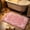 pink, variant on JilgTeok Faux Fur Bow Knot Bath Mat Soft Absorbent Non Slip Bathroom Rug 16x24 Inch Quick Dry Plush Floor Mat for Bathroom Sink Entryway Bedroom Dorm Decorative Home Decor
