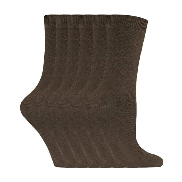 Sock Snob - 6 Paires de Chaussettes Cheville pour Femmes, Couleur Unie, Riche en Coton