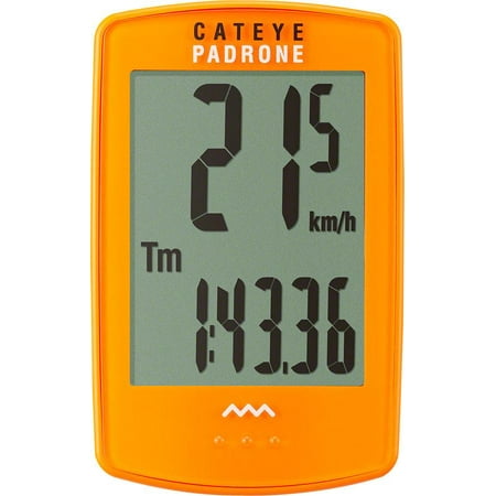 CatEye Padrone Wireless Cycling Computer: Orange