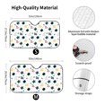 thumbnail image 3 of Bingfone Turtles And Corals Car Windshield Sun Shade Protector Keep Your Vehicle Cool Sun Shield Visor Cover Foldable for Car Truck SUV-Medium, 3 of 8