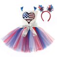 thumbnail image 5 of HAYIMI Child Independence Day Girls Party Dress Elegant Gown For Pageant Party Birthday Celebration Fancy 1776-2026 Sleeveless Versatile Dresses, 5 of 8
