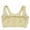 Beige, variant on Women's Full Coverage Front Closure Wire Free Back Support Posture Corrector Lift Up Bra