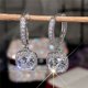 thumbnail image 5 of HomeKingdee Fashion Women's Ear Hook Earrings with Square Zirconia - Shimmering Eye-Catching Dangle Earrings for Daily Wear and Formal Occasions, 5 of 6