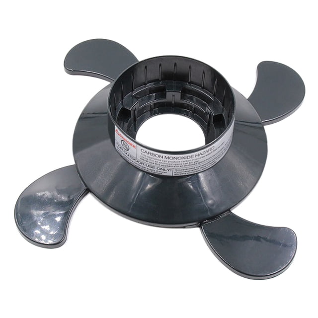 Support de Base de Cartouche de Gaz Support Fixe de Bouteille de Gaz Base de Cylindre de Propane de Remplacement pour Camping Noir