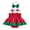 Red, variant on RUINIXCW Newborn Baby Girl Watermelon Romper Dress Summer Clothes Outfit 0 3 6 12 18 Months Strap Tie-Up Smocked Dress and Headband 2 Piece Set