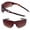 Tortoise/Tortoise, variant on "The Athlete" 2 Pair Polarized Lightweight Sport Wrap Bifocal Sunglasses - Blue/Blue - 1.50