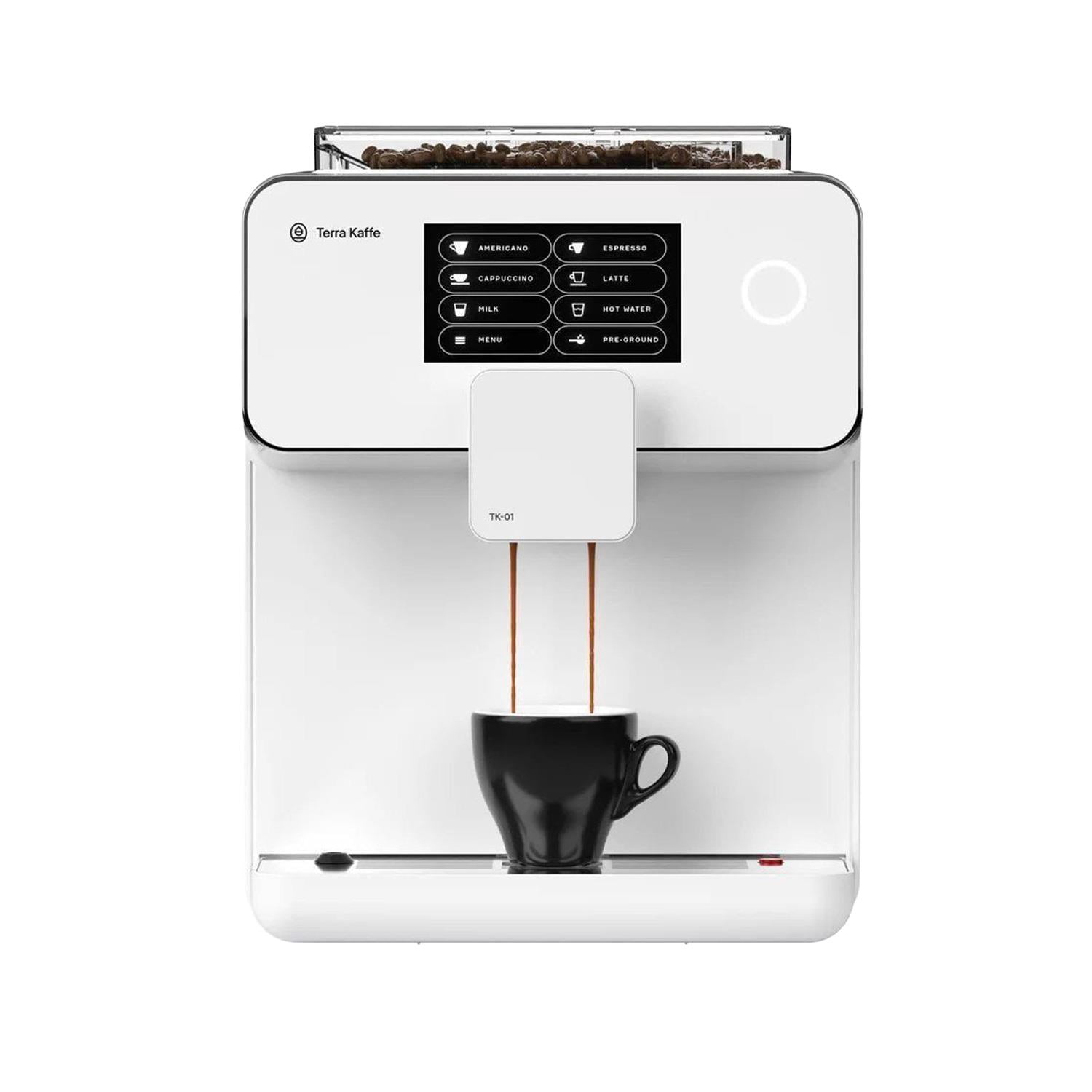 taa Restored Terra Kaffe TK-01 Super-Automatic Espresso Machine White