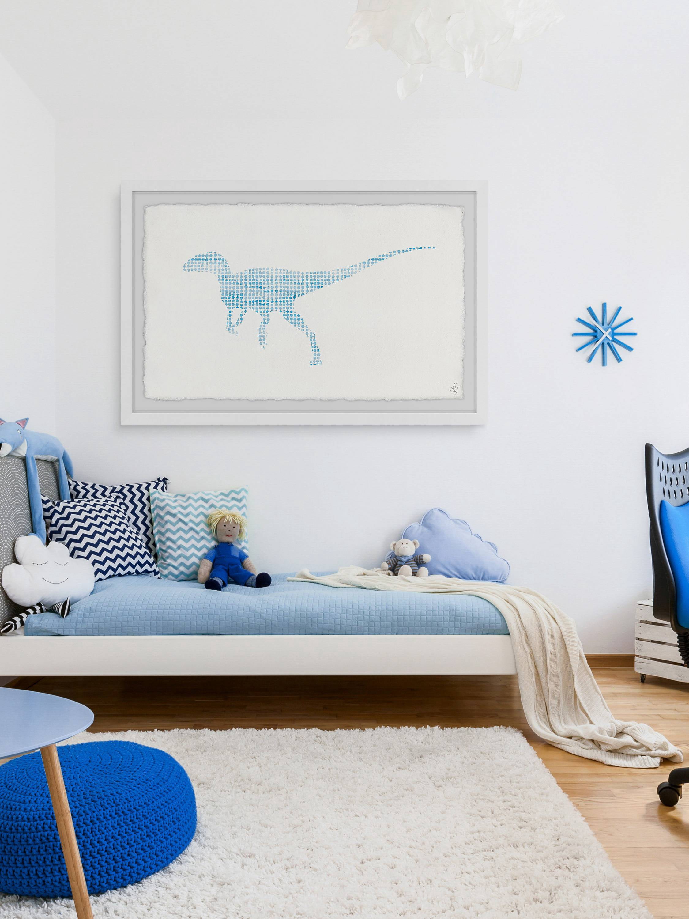 Marmont Hill Patterned Dino Framed Wall Art