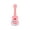 Pink, variant on Pink Kids Ukulele Toy 21Cm Mini Guitar For Early Music Education With Adjustable Tuning