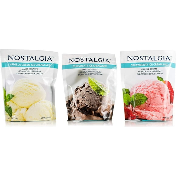 Nostalgia Ice Cream Mix, Variety 3 Pack