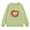 Light Green, variant on Ruyang Girls Heart Sweatshirts Kids Cute Solid Color Sweater Casual Valentine Pullover Long Sleeve Pullover Tops Trendy Clothes