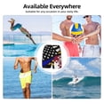 thumbnail image 6 of Men's 2 in 1 Swim Trunks with Compression Liner Thin Blue Line Maryland Flag Quick Dry Beach Shorts, 6 of 6