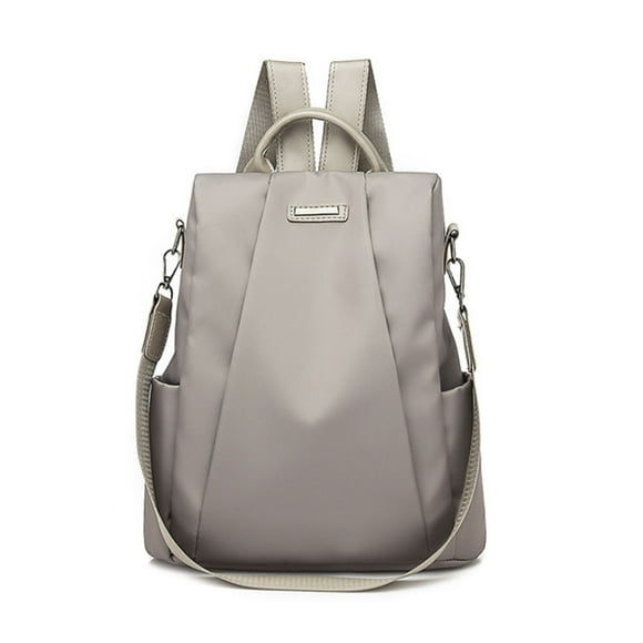 Women Fashion Waterproof Oxford Cloth Travel Backpack Anti-theft Back Zipper Handbag