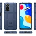 thumbnail image 7 of Case for Xiaomi Redmi Note 11 4G, Heavy Duty Shockproof Military Grade Drop Tested Case Super Sturdy Bumper Rugged Cover for Xiaomi Redmi Note 11 4G/Redmi Note 11S HD Blue, 7 of 7