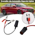 thumbnail image 2 of TONAIN 12V Battery Clamp Terml Clip-on Car To Cigarette Adapters Soet Lighter, 2 of 8