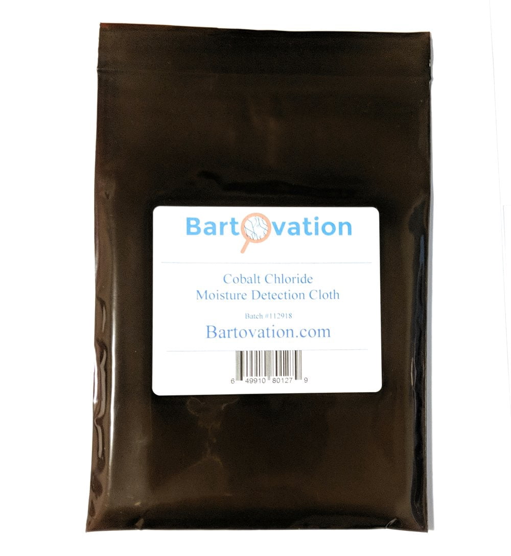 Reusable Cobalt Chloride Moisture & Leak Detection Cloth, 20" x 20"