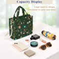 thumbnail image 5 of FORMRS Womens Corduroy Tote Bag Crossbody Shoulder Purse Handbag with Detachable Strap, Green Forest Pattern, 5 of 7