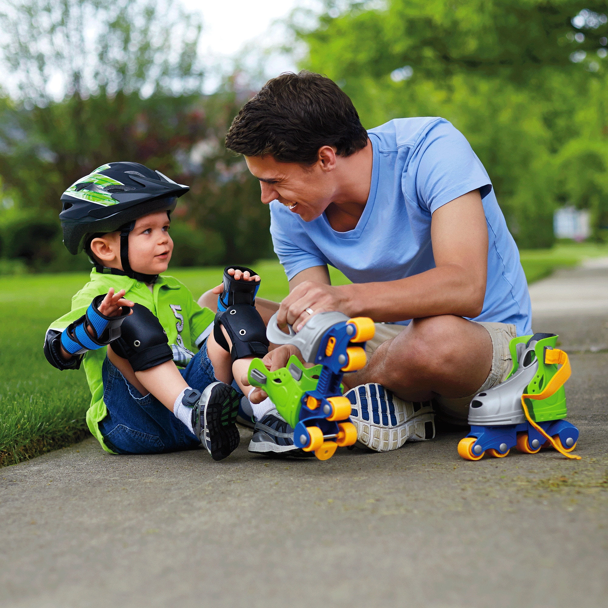 Fisher Price Grow With Me 1 2 3 Inline Skates Boys Walmart Com Walmart Com