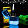 thumbnail image 2 of Glow-in-The-Dark Quicksand Lighter, Windproof Lighter, Torch Lighter, Cigar Lighter, Transparent Oil Tank Portable Lighter Packaging, 2 of 7