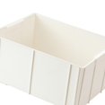 thumbnail image 6 of Industrial Storage Box Heavy Duty Storage Bin for Organizing Portable Car Trunk Organizer Storage Container for Closet Garage White 35.5x28x17cm, 6 of 7