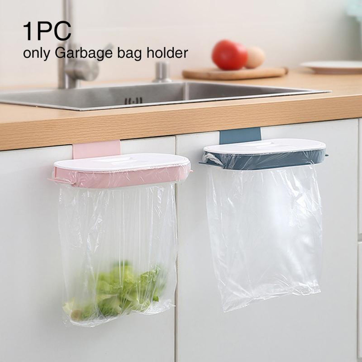 Plastic Garbage Bag Holder Bracket Stand Rack Kitchen Home Trash Organizer Rack