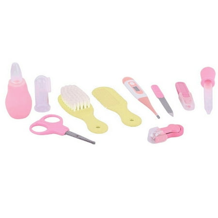 Essential Baby Health Care Kit Nursery Kit Grooming Kit-10 Pieces Infant Nursery Care Kit Colour:Half powder Specification:52*49*43.5=60 sets \/