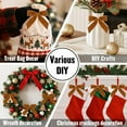 thumbnail image 5 of 24 Pack Pink Velvet Twist Tie Bows for Christmas Tree, Pre-Tied Small Christmas Bows for Wreath, Tree, Gift Wrapping, Treat Bags, DIY Craft, Party Favors, Home Decoration, 5 of 9