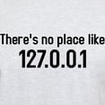 thumbnail image 3 of CafePress - There's No Place Like 127.0.0.1 Dark T Shirt - Men's Classic Graphic T-Shirt, 3 of 4