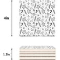 thumbnail image 3 of FMSHPON Gingerbread Man Traditional Christmas Cookie Pattern Tile Set of 8 Coaster for Drinks, Absorbent Ceramic Stone Coasters Cup Mat with Cork Base for Home Kitchen Room Coffee Table Bar Decor, 3 of 4