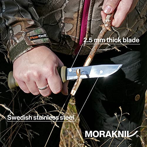 Morakniv M-10629 Green Mora Outdoor 2000 Fixed Blade Knife + Sheath