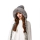 thumbnail image 1 of Gorro de invierno de punto con forro polar y cubre orejas y cara | Gorro de lana grueso, cálido y resistente al viento para climas fríos, 1 of 6